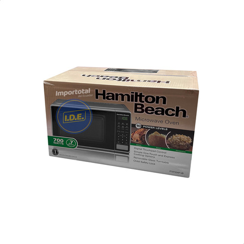 Horno Microondas Pequeño 20 Lt / 700 Vatios / Hamilton Beach