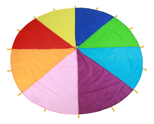 Juego De Paracaídas Para Niños, Multicolor, Arcoíris, Para N