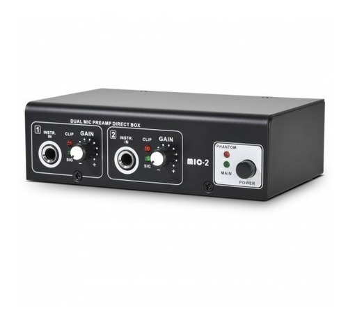 Preamplificador Mic2 2 Canales Phantom Power 