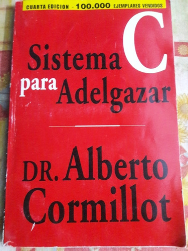 Libro Sistema Para Adelgazar. Doctor Cormillot.