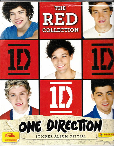 Álbum + 25 Sobres One Direction Red Collection Panini