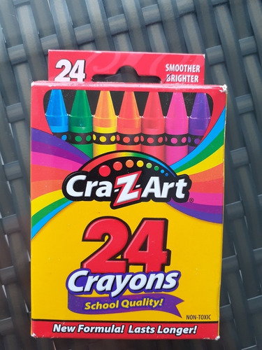  Creyones Crazart 24 Unidades Original Importado Escolar