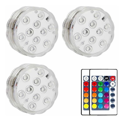 Luces De Estanque Led Bajo El Agua Luces Led Sumergibles Con