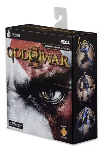 Figura De Acción De Kratos De Neca, De God Of War 3, De Ghos