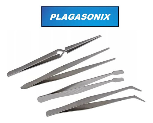Imagen 2 de 9 de Kit 4 Pinzas De Punta Para Cerrajeria Plagasonix Bruselas
