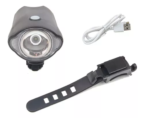 Luz Led Delantera Frontal Para Bici Seguridad Recargable Usb