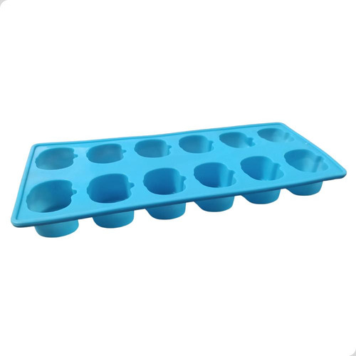 Forma De Silicone Para Gelo Cor Sortida 23x9,5x2,5cm 123util