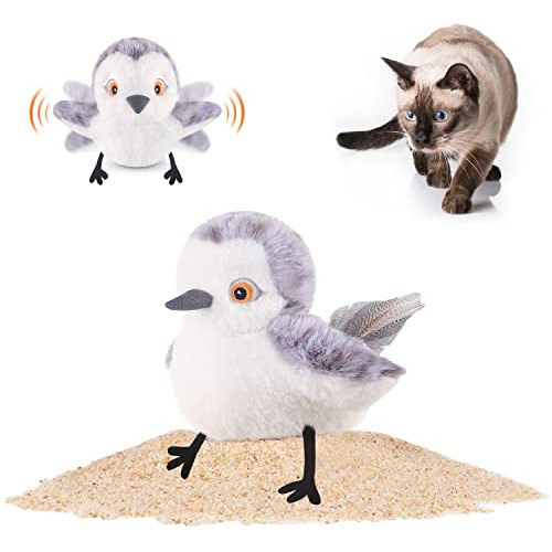 Potaroma Cat Toys Flapping Bird (sin Vuelo), Realista Sandpi