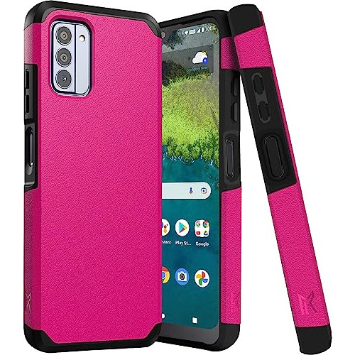 Funda Para Nokia G310 5g Hot Rosa Doble Capa Duro Strong-02