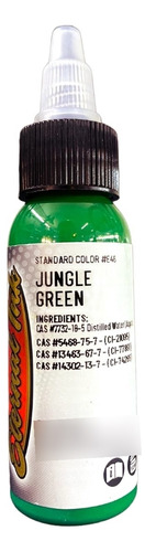 Jungle Green 1 Onz Eternal Ink Pigmento Para Tatuar 