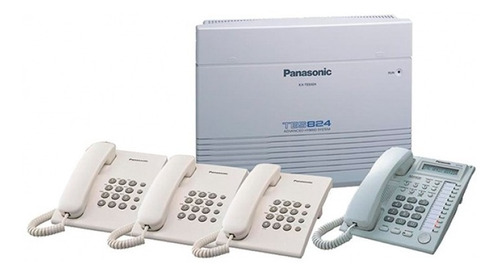 Central Telefónica Panasonic Kx-tes824 Con 4 Anexos. Nueva
