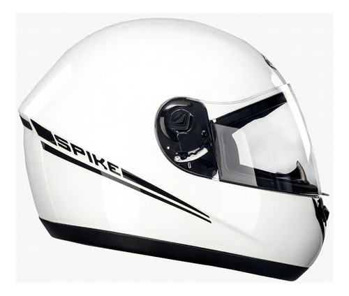 Capacete Moto Peels Spike Classic Cor Branco com Grafite Tamanho do capacete 56