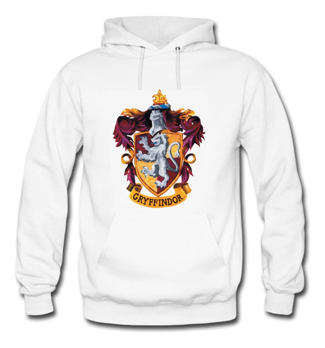 Buzo Capota Gryffindor Harry Potter  Unisex Saco Deportivo