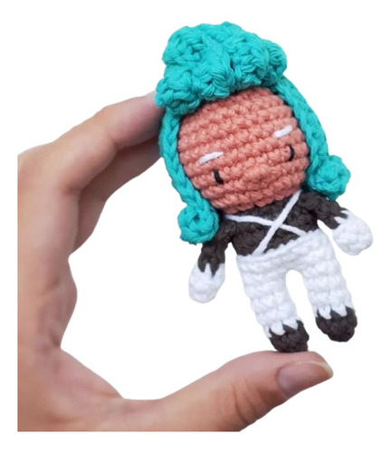 Muñeco Oompa Loompa Willy Wonka Amigurumi Tejido - Pipelino