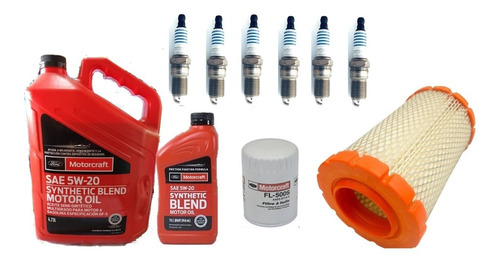 Kit De Afinacion 5w20 Motorcraft Ford Escape V6 2009 - 2012