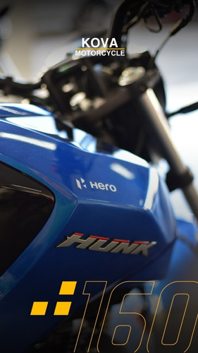 Imagen 3 de 18 de Hero Hunk 160cc 0k. 12 Pagos Sin Interés Kova Motorcycle