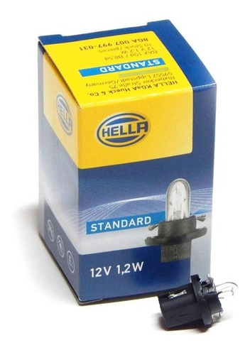 Foco 007-997-031 Mini 1.2w B8.5d Para Tablero 10 Focos Hella