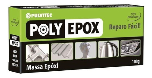 12 Massa Epoxi Polyepox 100 Gr. Fera 11857