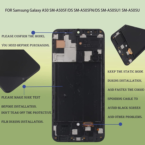 Ocolor Pantalla Lcd De Repuesto Para Samsung Galaxy A50 2019