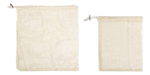 Bolsas De Malla Reutilizables De 8 Piezas, Bolsa Lavable Par