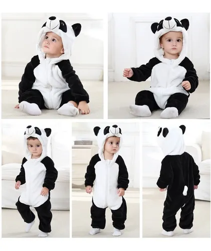 Mameluco, Pijama Oso Panda Para Bebe | Envío