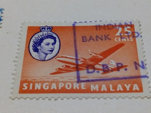 Estampilla Singapur 1028 A1