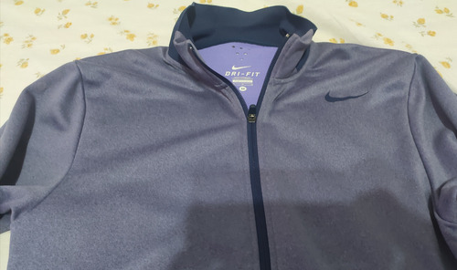 Campera Nike Tenis Roger Federer Roland Garros 2013 Talle M Azul Acero M (Usado)
