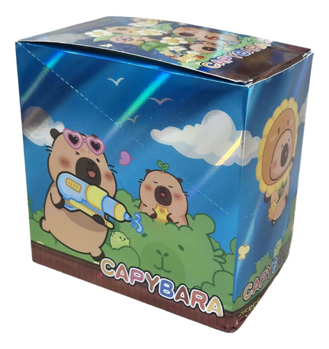Caja De Cartas Labubu Y Capibara - 36 Sobres Capibara .