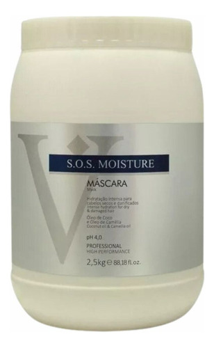 Máscara 2,5kg Sos Moisture Varcare Concept Vip Line