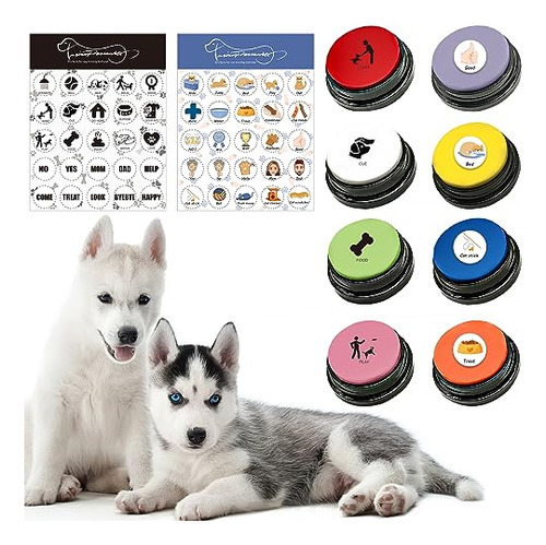 Set Of 8,dog Buttons For Communication,dog Training Buz...