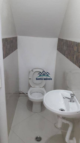 Imagem 16 de 30 de Sobrado De 120 M² Com 02 Dormitórios (sendo 02 Suítes) À Venda, Por R$ 480.000 - Campestre - Santo André/sp - So0345