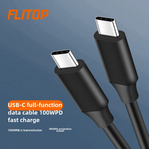.s Cable De Datos Tipo C 3.1 Pd E-mark 4k Gen2 De 100 W, 1