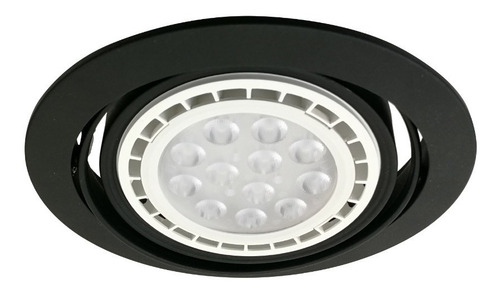 Imagen 3 de 3 de Embutido Spot Zac Gu10 Led Techo Candil Blanco O Negro Ø17mm