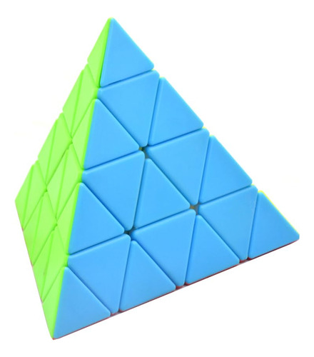 Yealvin Cubo Piraminx 4x4 Piramide 4x4x4, Cubo Magico De Vel