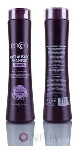 Rocco® Shampoo Post Alisado Sin Sal 400ml