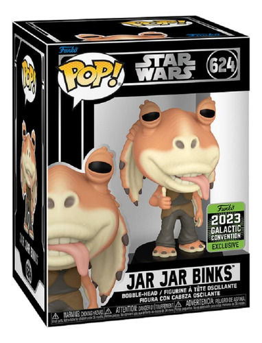Funko Pop Star Wars Jar Jar Binks 624 Galactic Convention 23 (Usado)