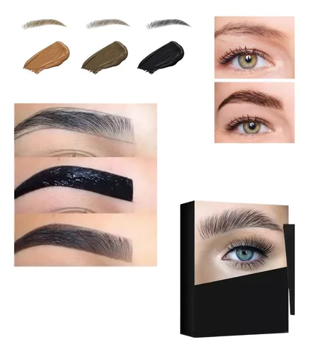 comprar 2 Kit Henna Hd Y Laminado Ceja Semipermanente Microblading