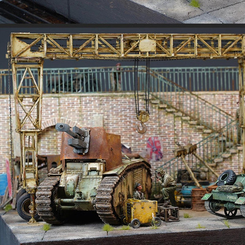 1/35 Kit De Modelo De Construção, Modelo De Arquitetura De