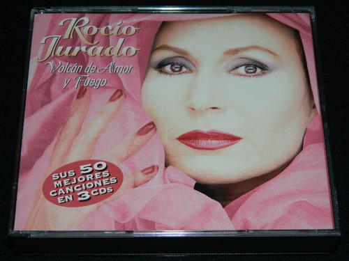 Cd Rocio Jurado Volcan De Amor Y Fuego Cdx3