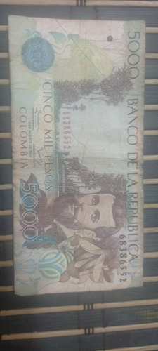 Billete De 5000 Antiguo