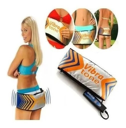 Cinta Massageadora Vibratone Abdominal Para Perder Barriga 110v 220v (bivolt)