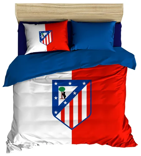 Atletico De Madrid Edredón Matrimonial MercadoLibre