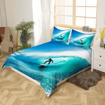 Comprar Juego De Funda De Edredón Con Diseño De Deportes Extremos, J