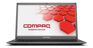 Notebook Compaq Presario 452 cinza 14.1", Intel Core i5 6287U 8GB de RAM 1TB HDD, Intel Iris Graphics 550 1366x768px Linux Debian 10