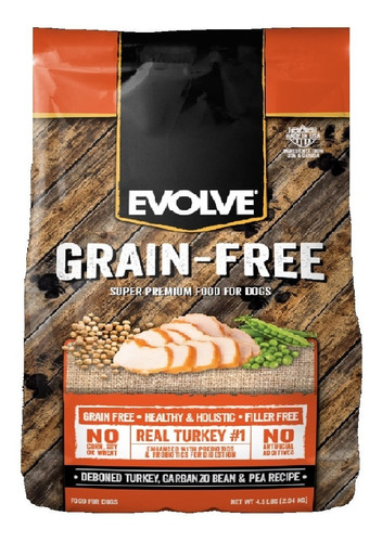 Evolve Dog Grain Free Pavo 26lb