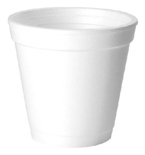 Vaso De Espuma Blanco De 120ml X25 Und