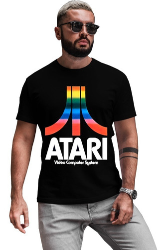 Playera Consolas Diseño 09 Atari Logo Videojuegos Beloma