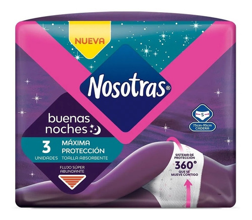 Toallas Nosotras Panty X 3 Und