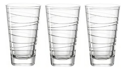 Pack X3 Vasos Vidrio Agua Ibiza 470ml 