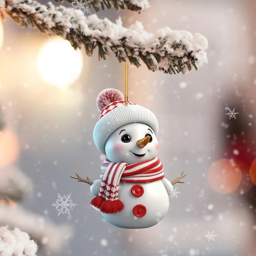 5 Piezas De Decoración De Árbol De Navidad, Yeti